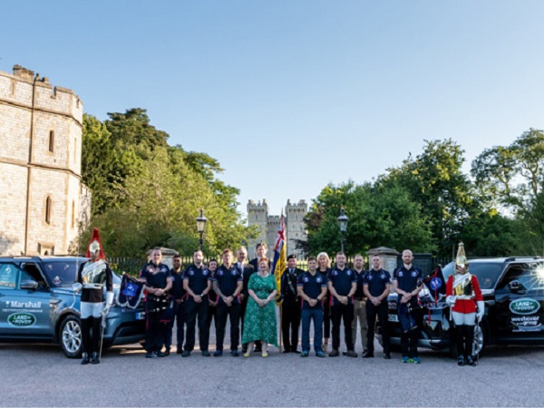 Land Rover supports 470 mile trek on behalf of the rehabilitation of injured soldiers