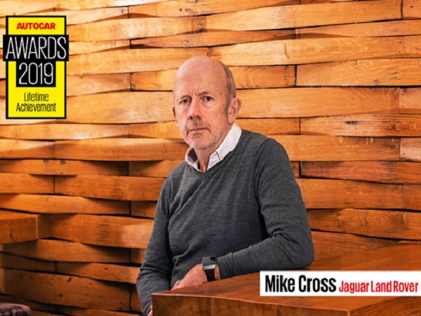 Chief Engineer Mike Cross collects Autocar’s Lifetime Achievement Award