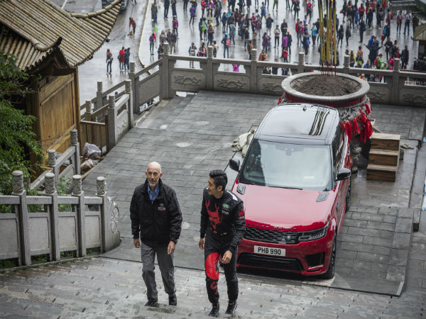 Taking the Range Rover Sport PHEV from 100mph to 45-degrees through Heaven’s Gate