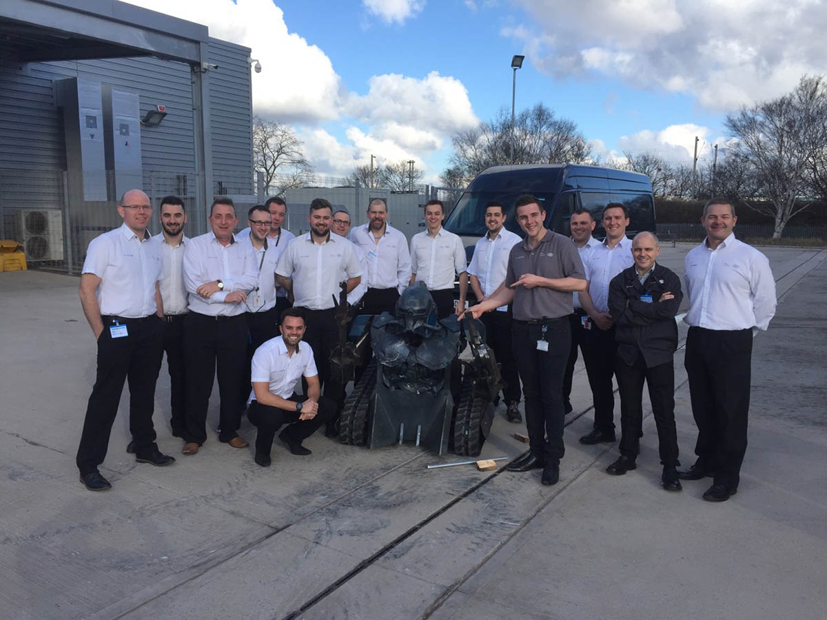 Sir Kill-a-lot stars at supplier visit