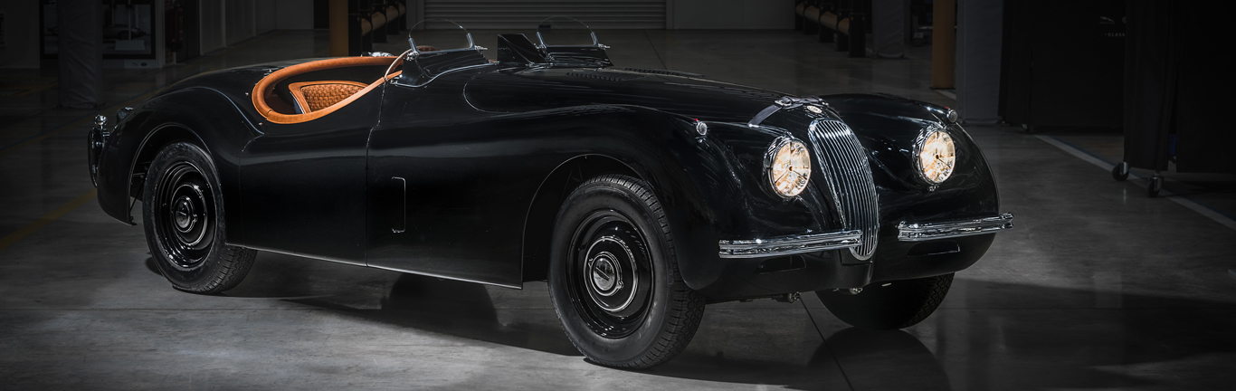 Jaguar Classic helps David Gandy design and restore his own bespoke XK120