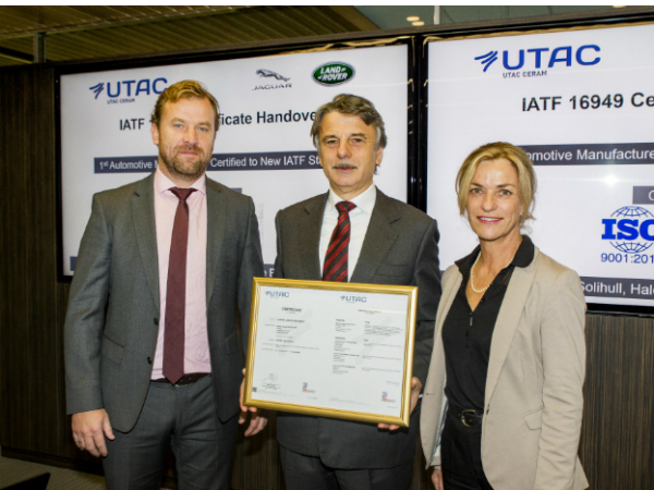 JLR awarded IATF Quality Management Certification