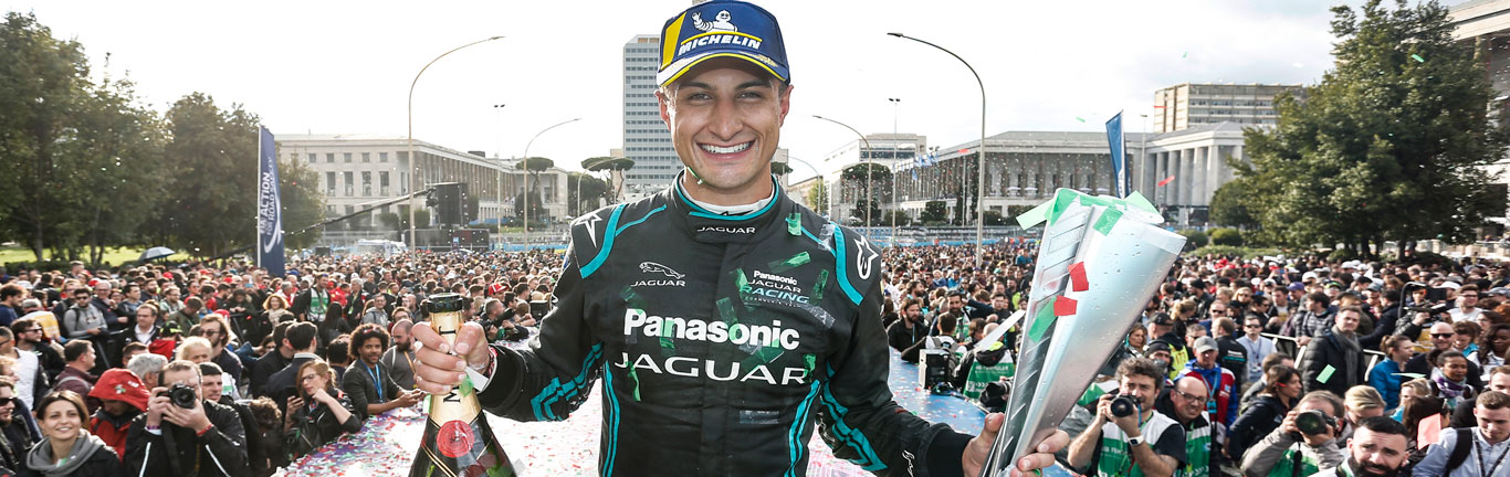 Mitch Evans secures Panasonic Jaguar Racing’s first Formula E win in Rome