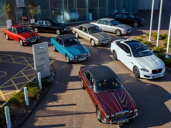 Convoy of Jaguar XJs head to Paris Motor Show to complete 50th celebrations