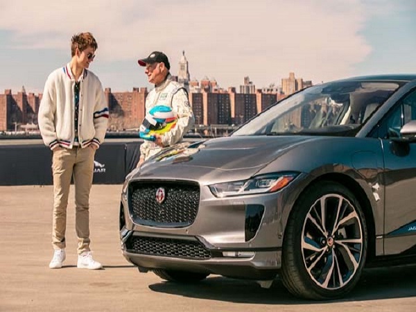 Baby Driver star takes new Jaguar I-PACE for a spin