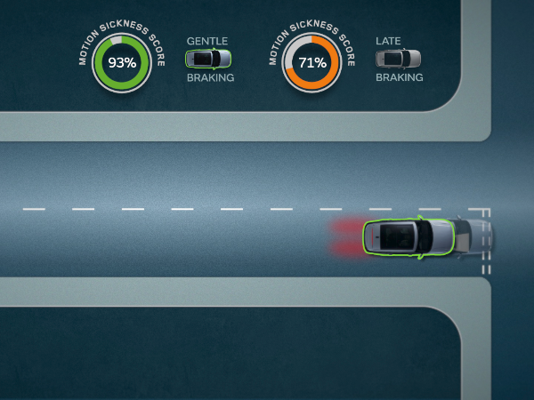 JAGUAR LAND ROVER TEACHES DRIVERLESS CARS HOW TO REDUCE MOTION SICKNESS