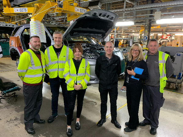 CHARITY SEES DONATED CAR BEING BUILT