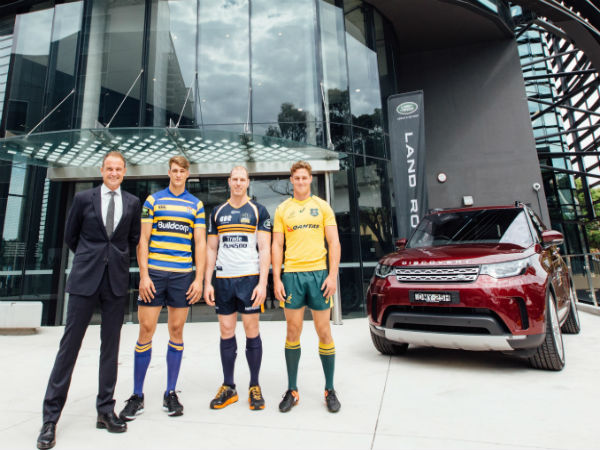 The Wallabies and Land Rover complete new partnership deal