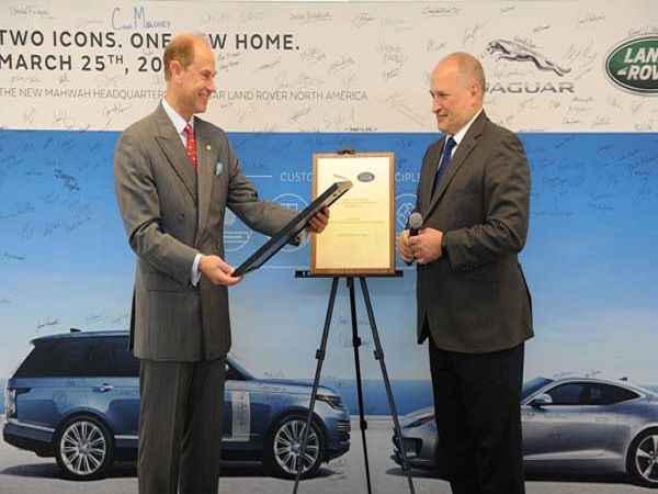 Prince Edward officially opens North America’s new headquarters