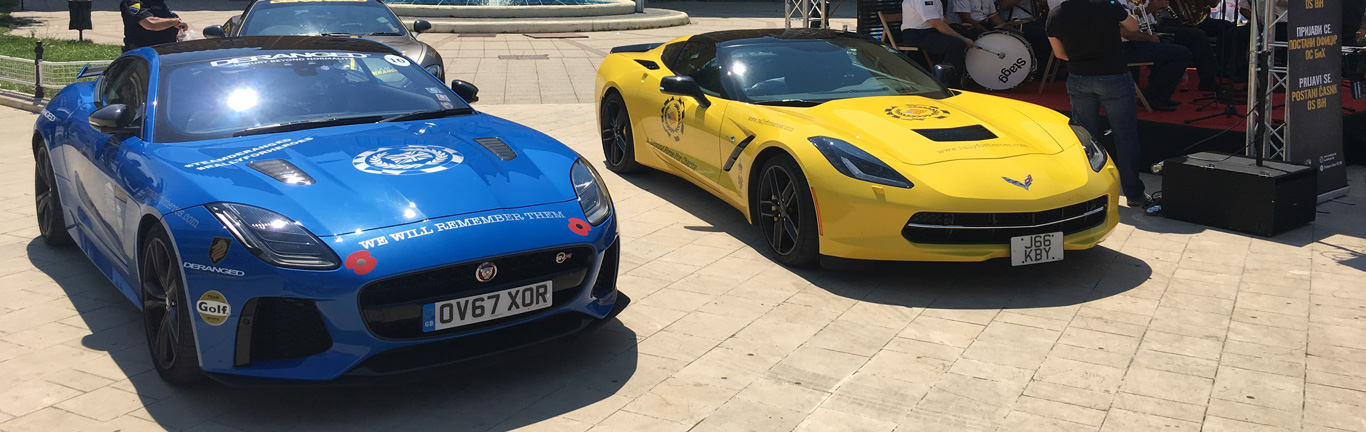 Driving a Jaguar F-Type SVR across Europe in 10 days for Rally for Heroes