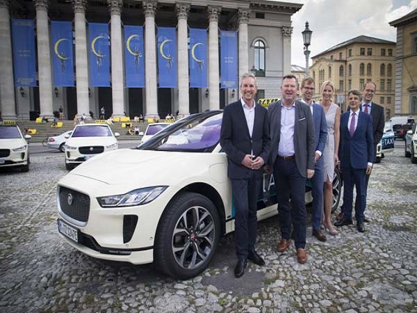 Munich Taxi Centre becomes the first firm to run a fleet of Jaguar I-PACEs