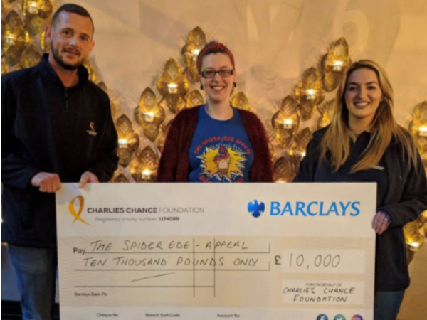 Charlie's Chance Foundation named Halewood Charity of the Year 2018