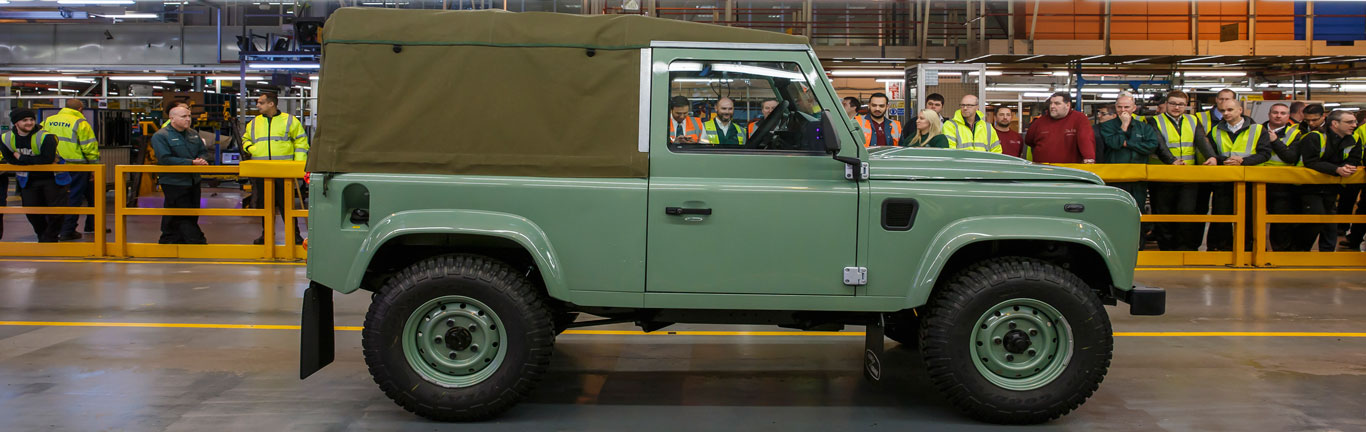 Germany's final Land Rover Defender goes under the hammer for charity