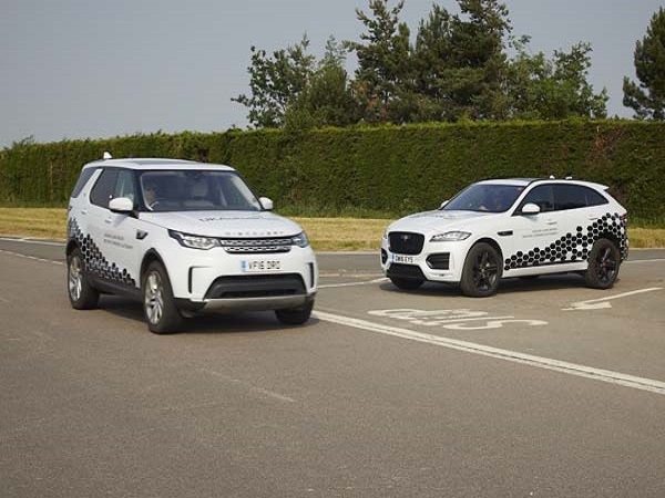 Smart, connected Jaguar and Land Rovers go out to learn UK roads